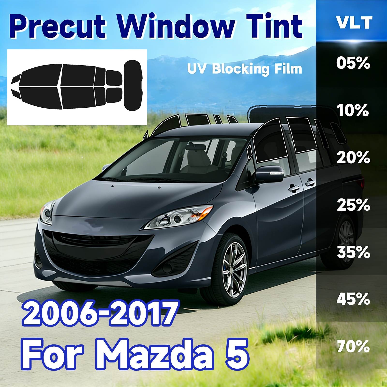 Precut Window Tint Car for Maz - Glass Protector Auto review and price