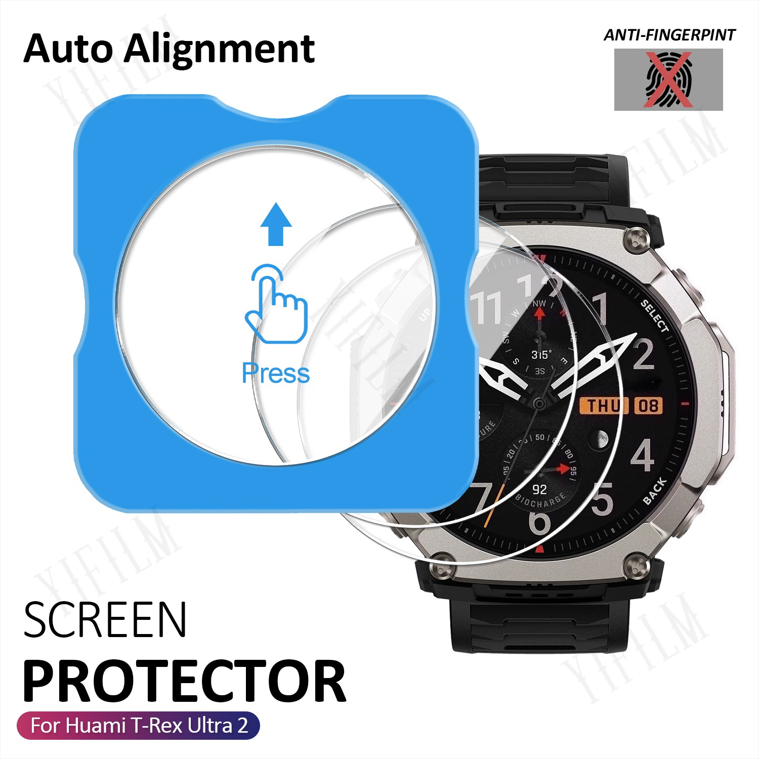 For Huami T-Rex Ultra 2 Screen - Glass Protector Auto review and price