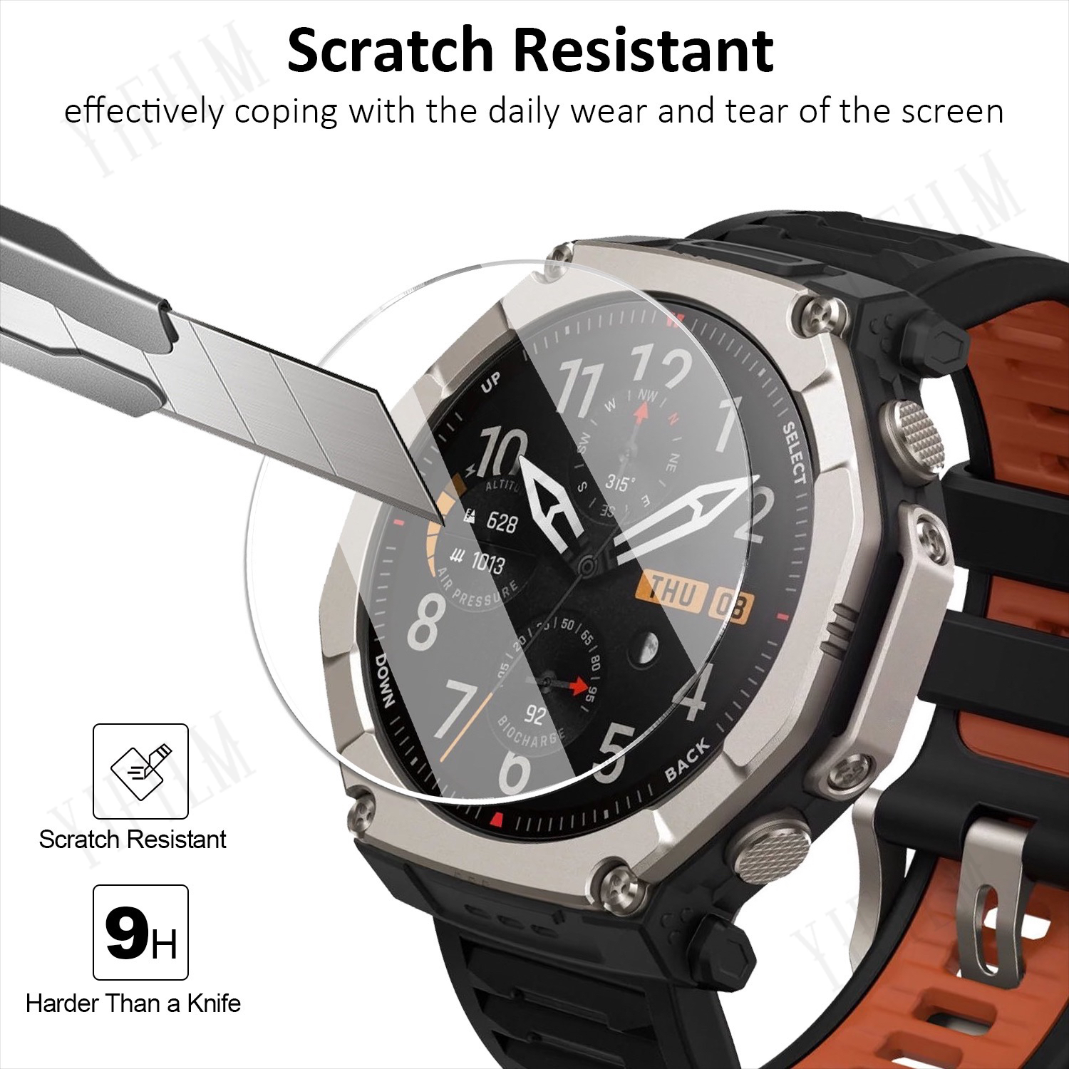 For Huami T-Rex Ultra 2 Screen - Glass Protector Auto review and price