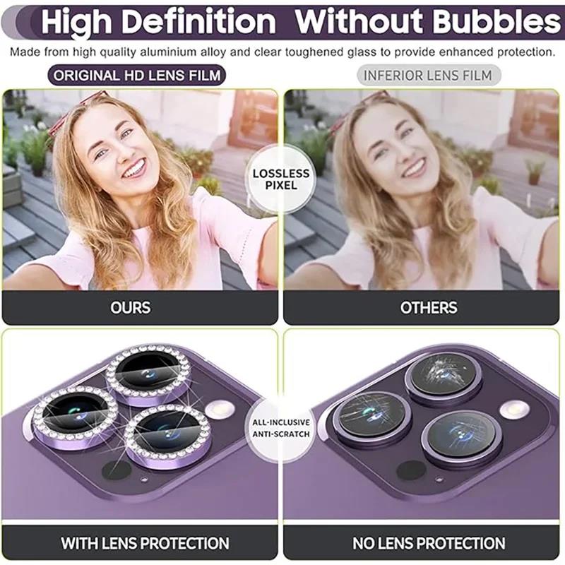 Glitter Camera Lens Protector  - Tempered Glass Screen 9H review and price