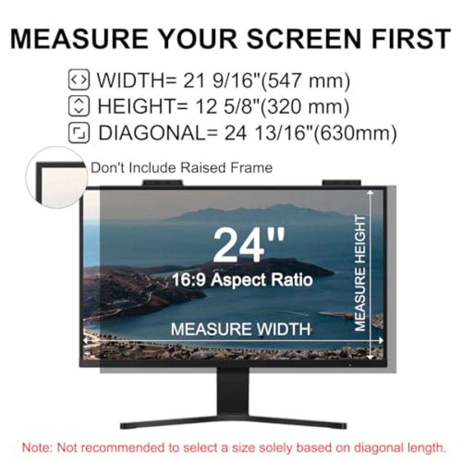 [2-Pack] 24 Inch Privacy Scree - Privacy Filter 2Pack review and price