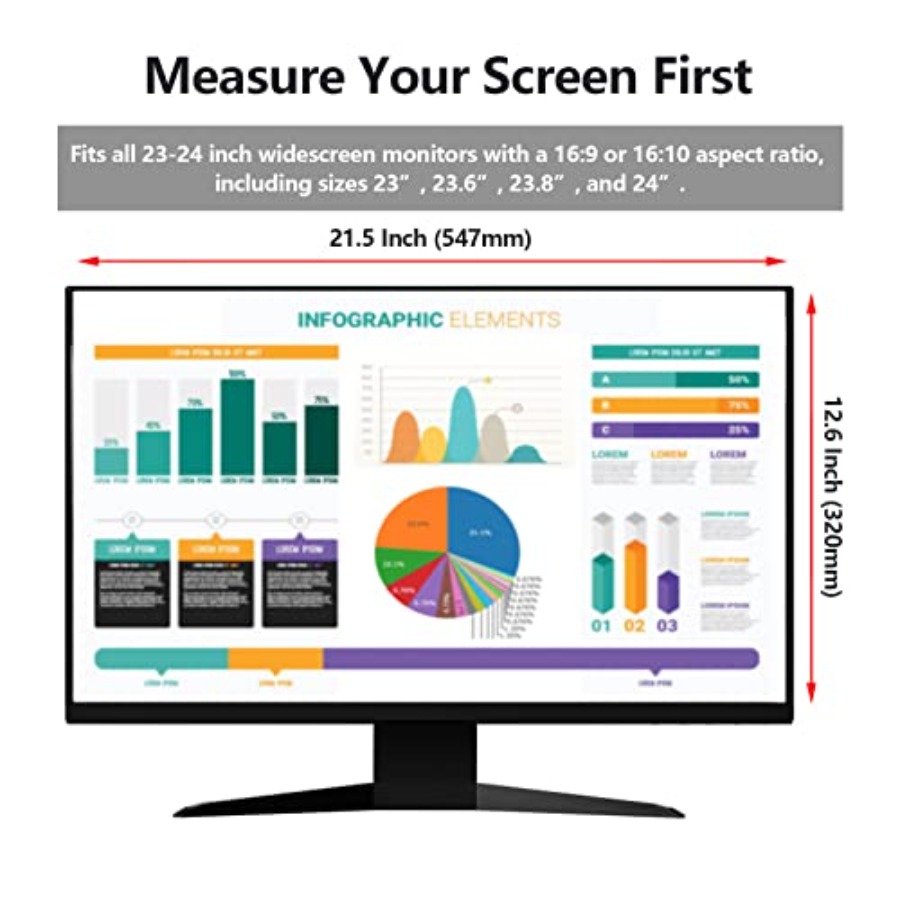 2 Pack Computer Privacy Screen - Privacy Filter 2Pack review and price