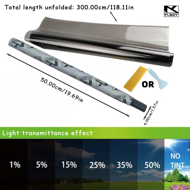 3Mx50CM VLT Black Car Window F - Glass Protector Auto review and price