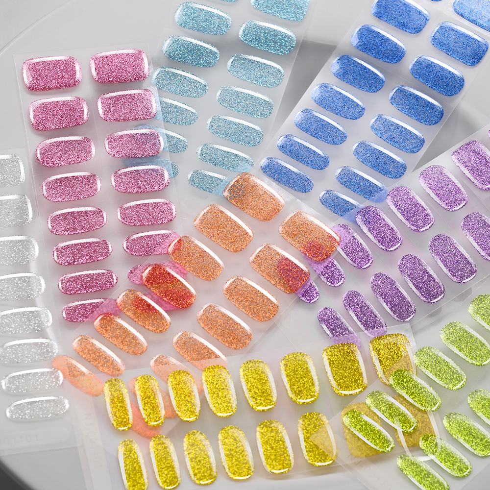 16Tips Colorful Glitter Semi C - Full Cover Adhesive review and price