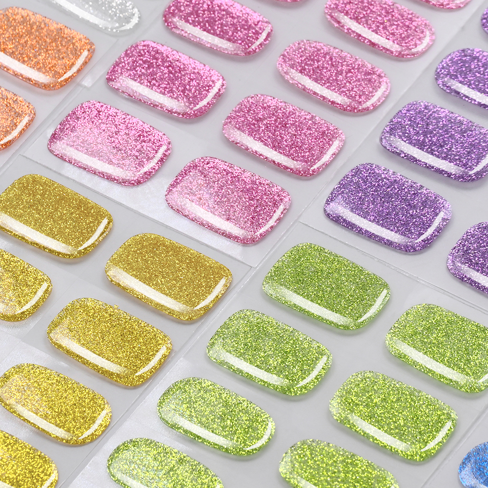 16Tips Colorful Glitter Semi C - Full Cover Adhesive review and price