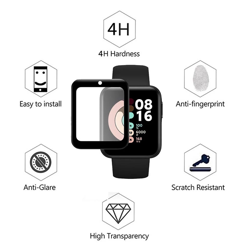 2 Pcs Tempered Glass for Redmi - Smartwatch Screen Film review and price