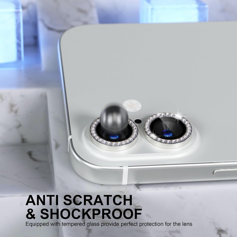 Glitter Camera Lens Protector  - Tempered Glass Screen 9H review and price