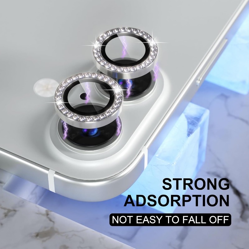 Glitter Camera Lens Protector  - Tempered Glass Screen 9H review and price