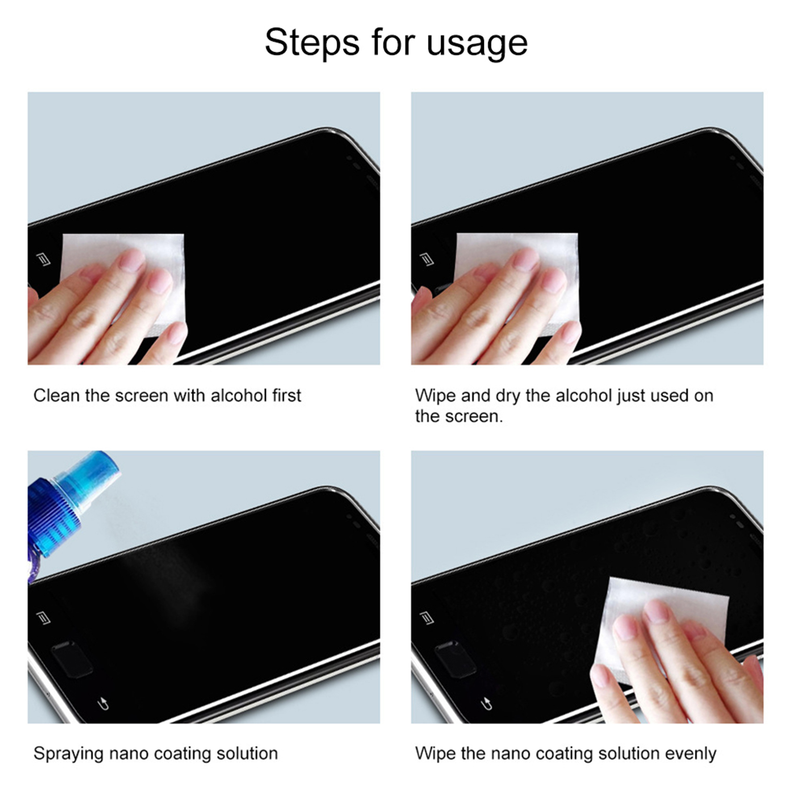 Nano  Screen Protector Fade Fi - Oleophobic Coating Spray review and price
