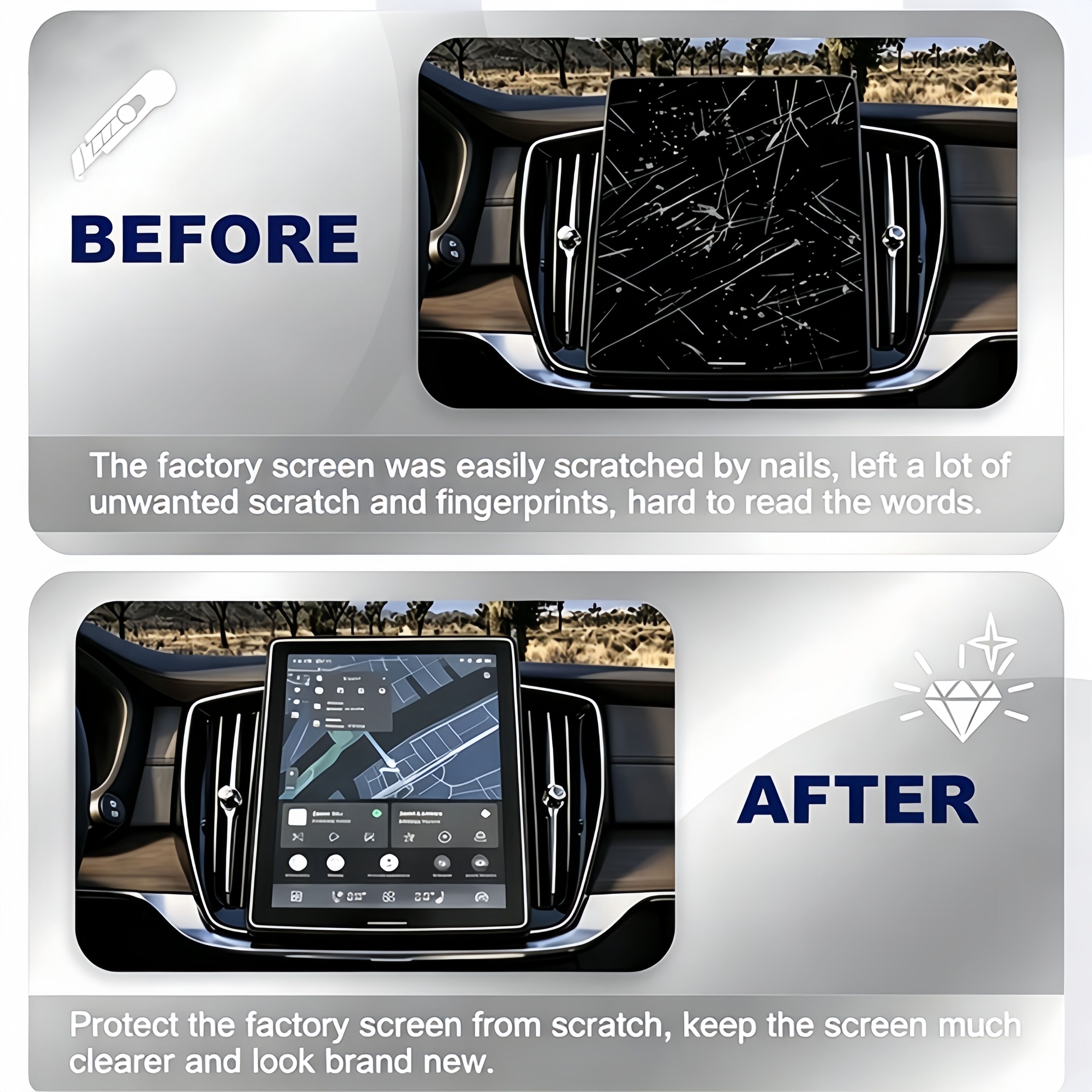 For BYD Seal 6 DM-i 2025-2026  - Matte Anti Glare Screen review and price
