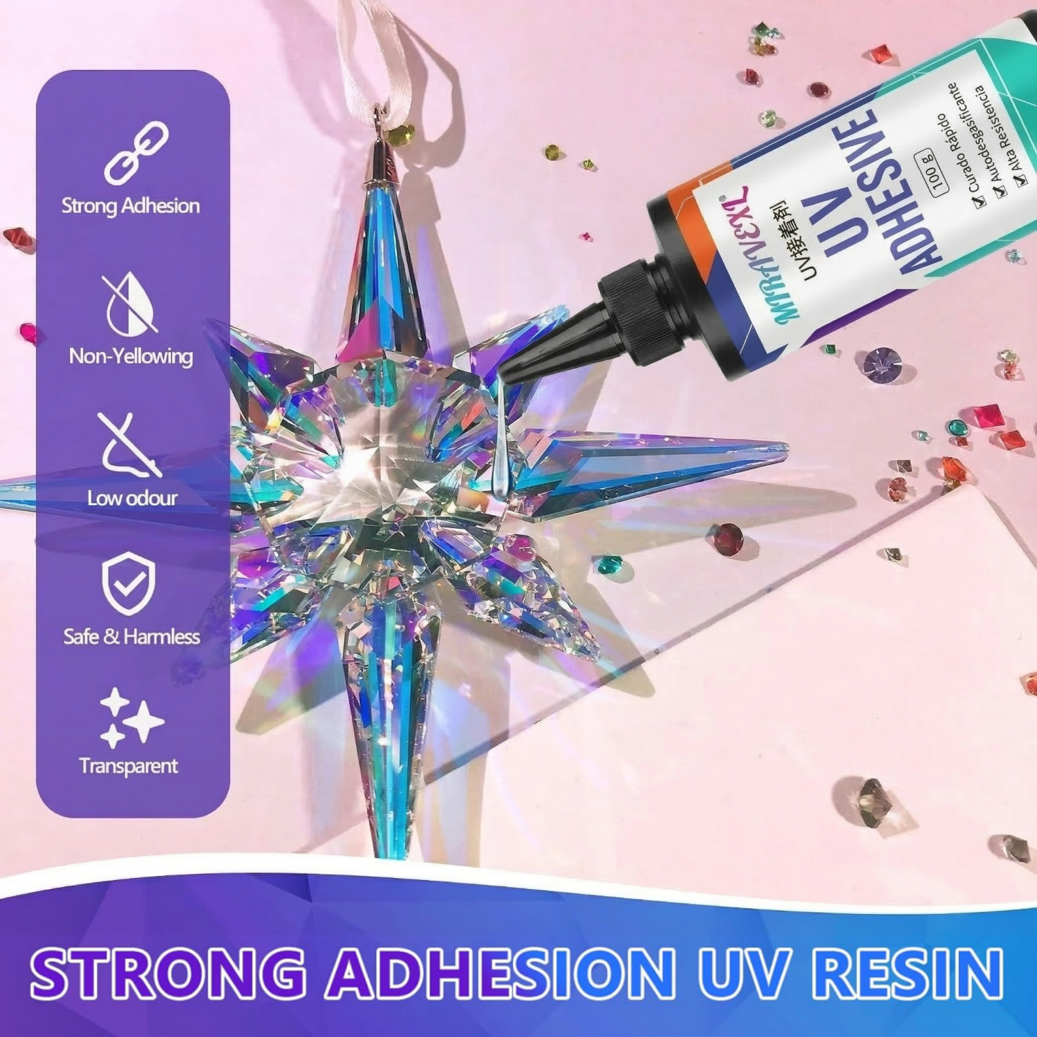 Upgraded UV Resin Kit with USB - Liquid Uv Glue Kit review and price