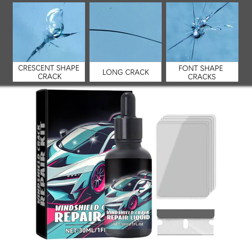 Cracked Glass Scratch Repair K - Liquid Uv Glue Kit review and price