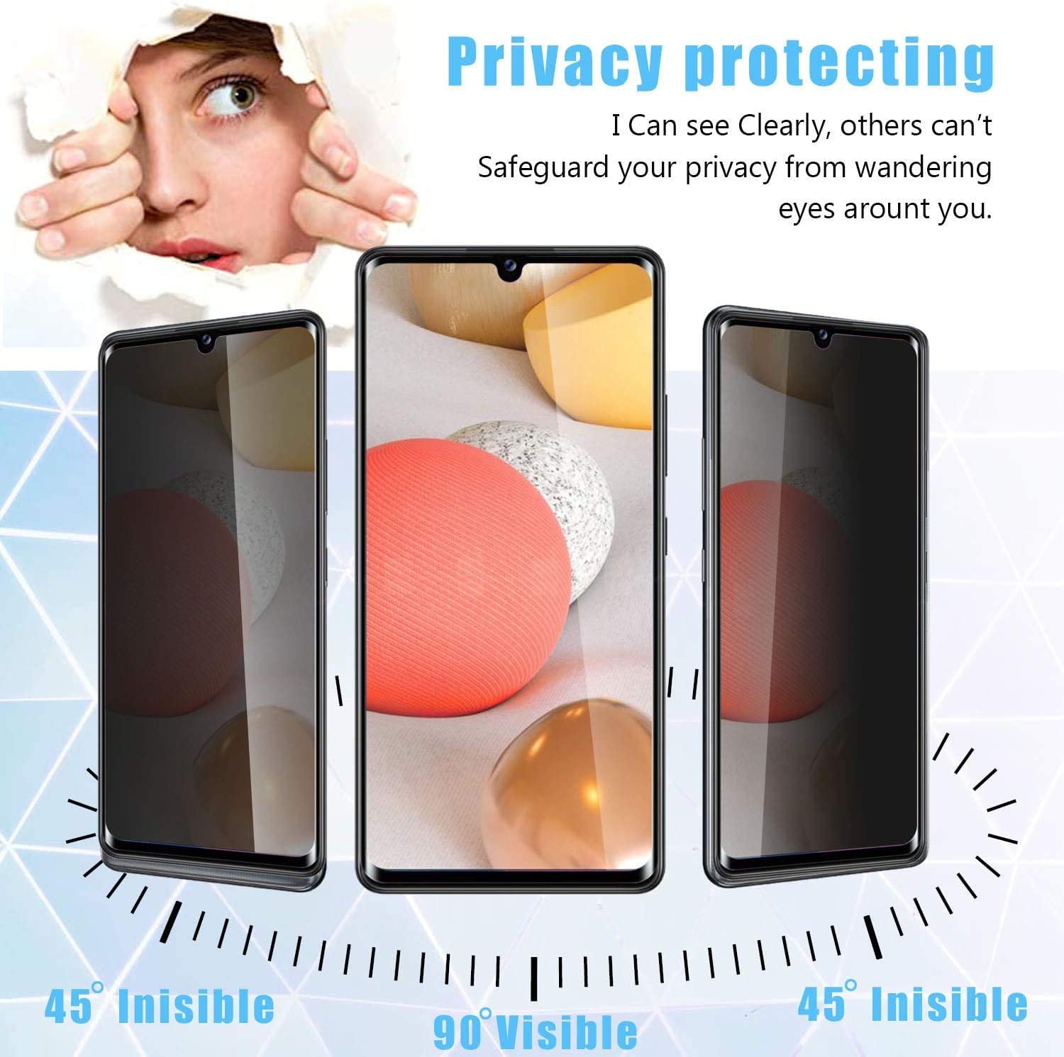 [2 Pack]Galaxy A15 5G Privacy  - Privacy Filter 2Pack review and price