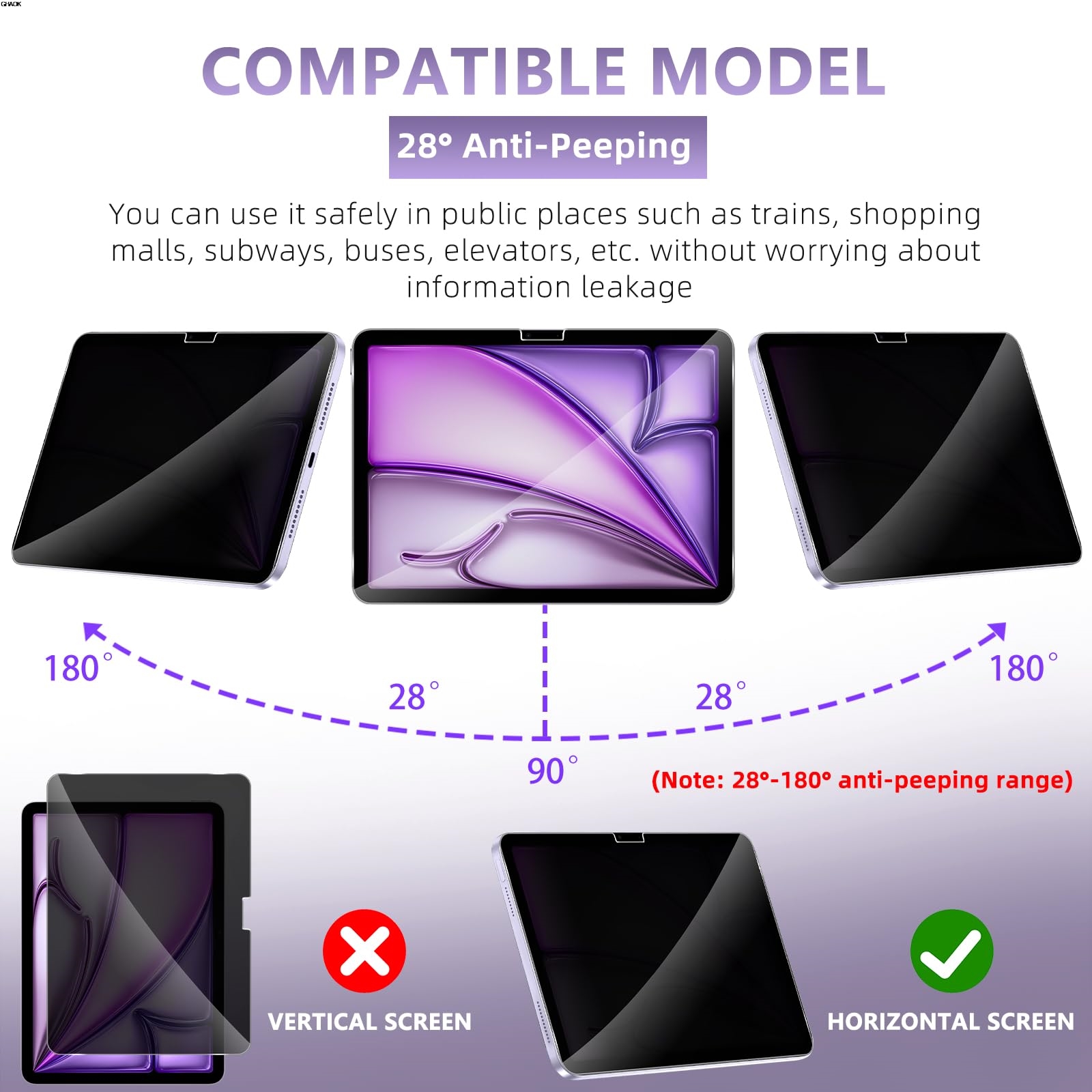 2 Way Privacy Anti-Spy Screen  - Anti Blue Light Film review and price