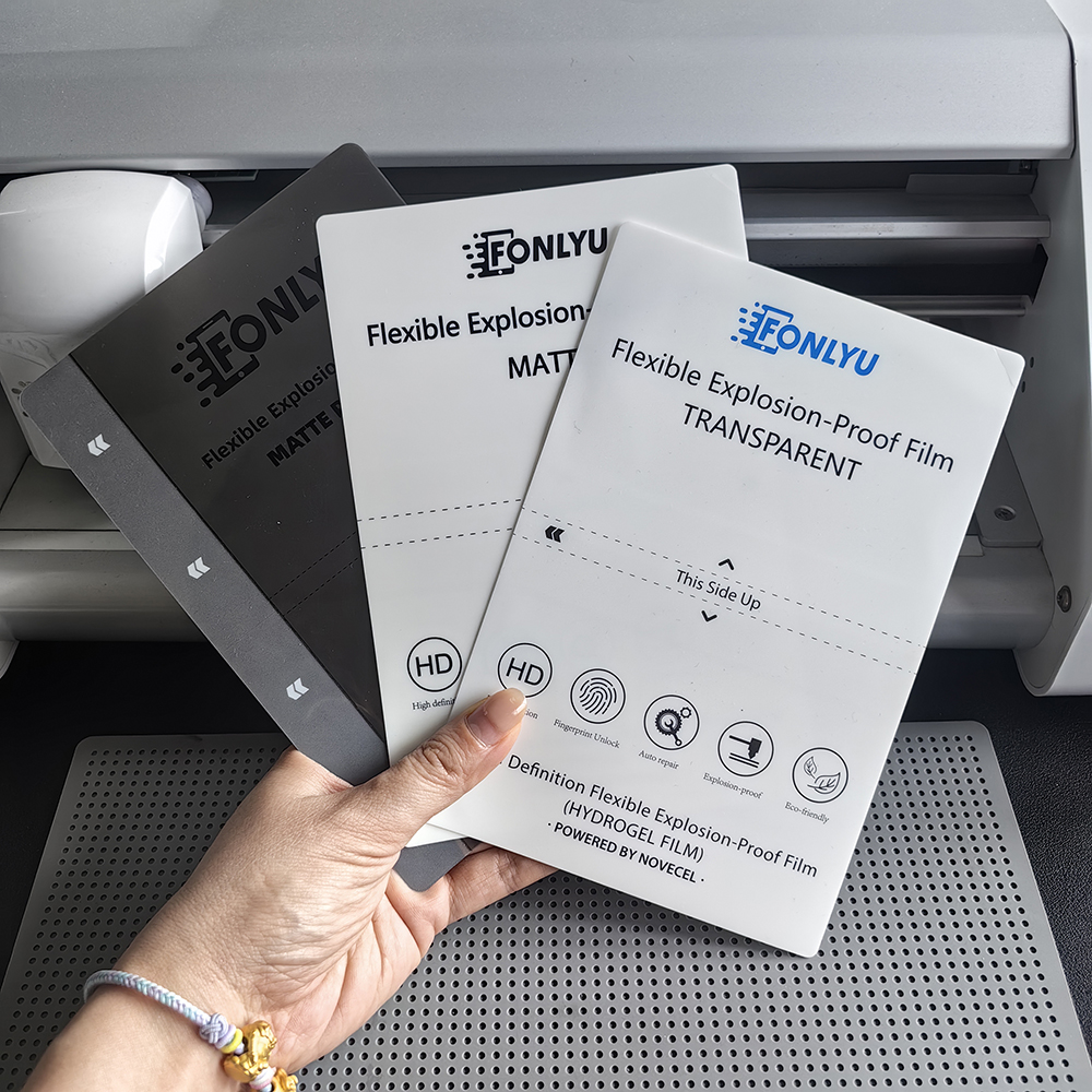 FONLYU 50pc Universal HD Matte - Screen Protector Cutter review and price