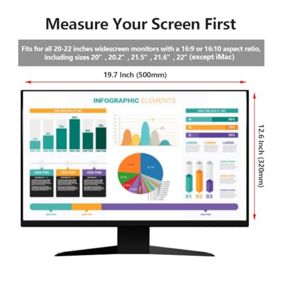 2 Pack Computer Privacy Screen - Privacy Filter 2Pack review and price