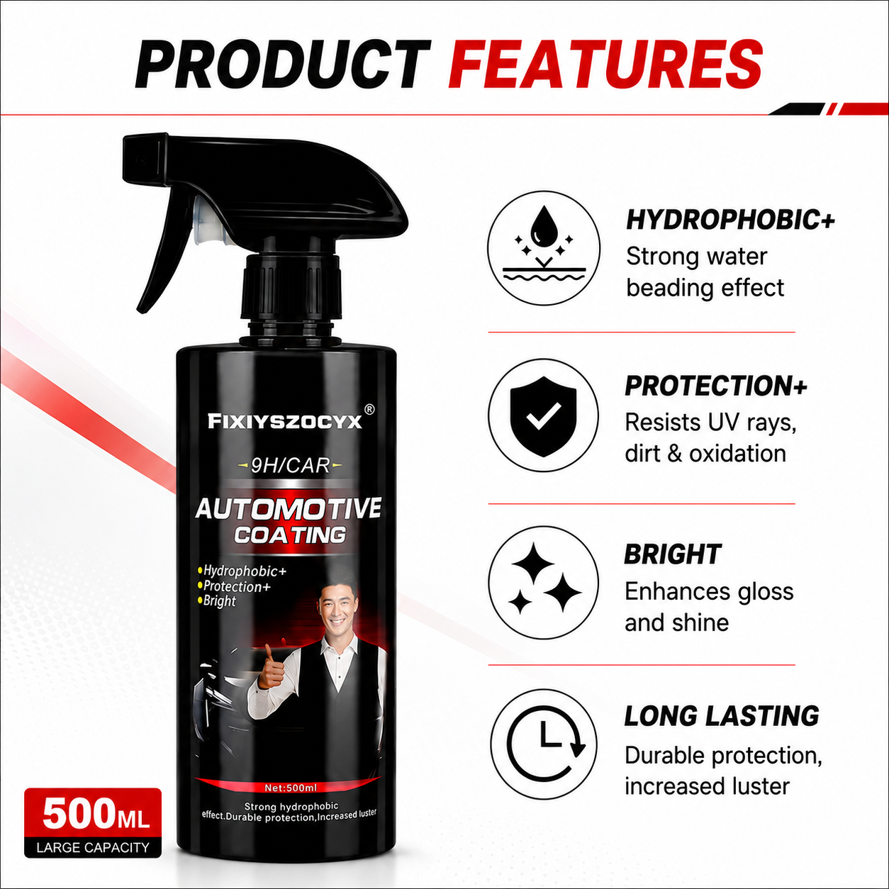 Ceramics for Cars Coating 500M - Nano Liquid Coating review and price
