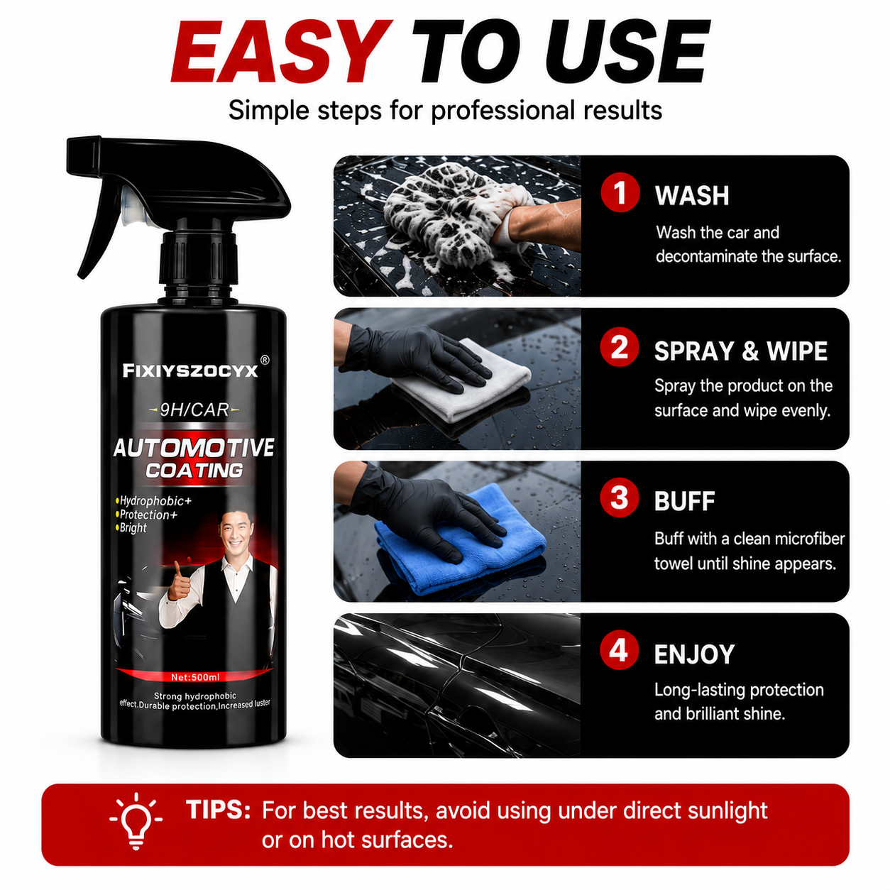Ceramics for Cars Coating 500M - Nano Liquid Coating review and price