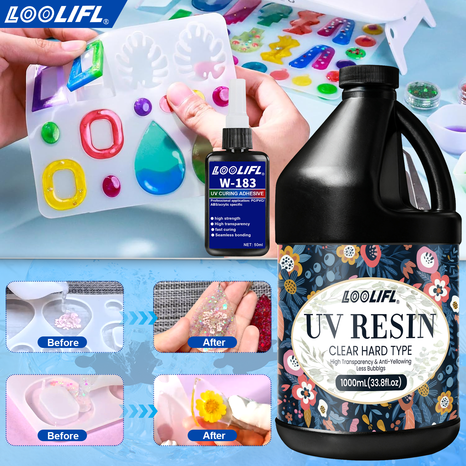 Hot Sell UV Hard Resin Adhesiv - Liquid Uv Glue Kit review and price