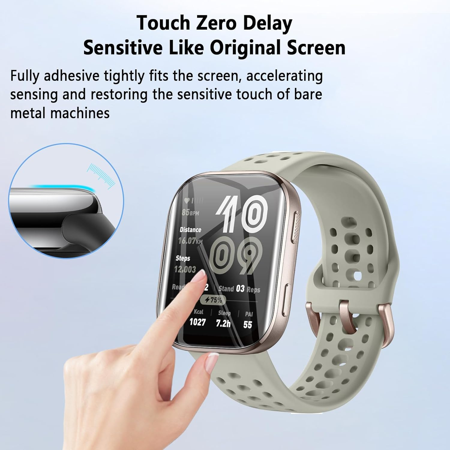 Screen Protector for Amazfit b - Smartwatch Screen Film review and price