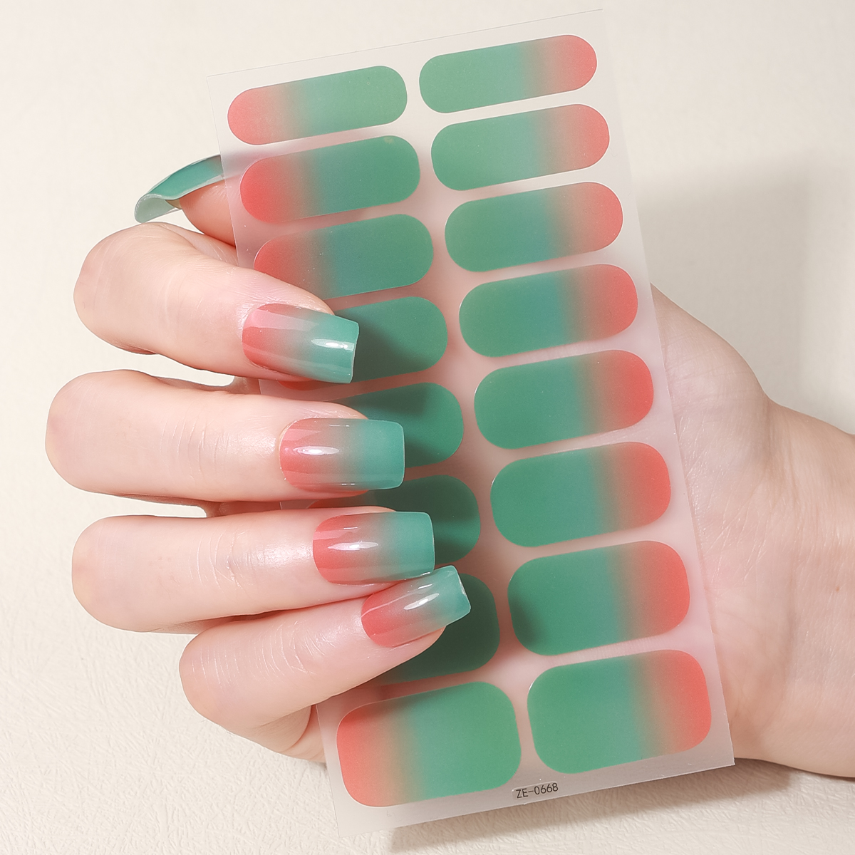 16Tips Full Cover Gradient Nai - Full Cover Adhesive review and price