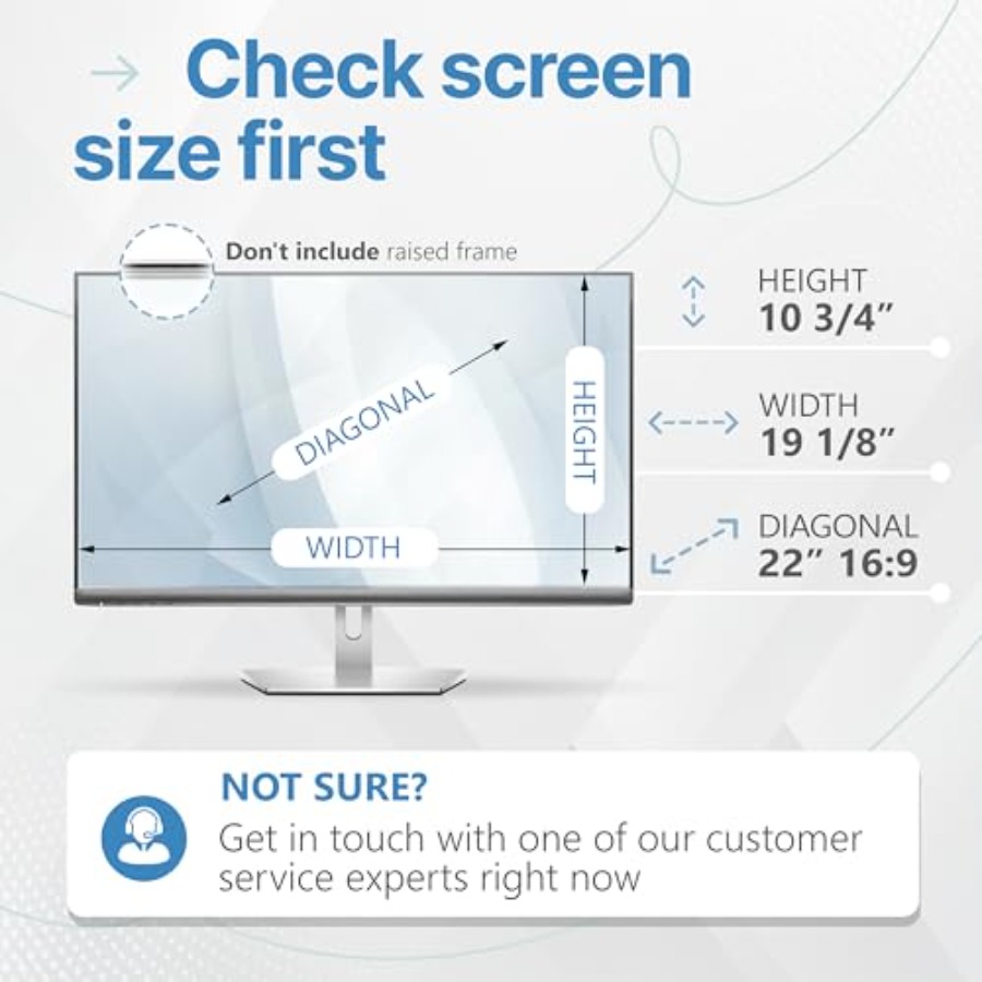 2 Pack 22 Inch 16:9 Privacy Sc - Privacy Filter 2Pack review and price