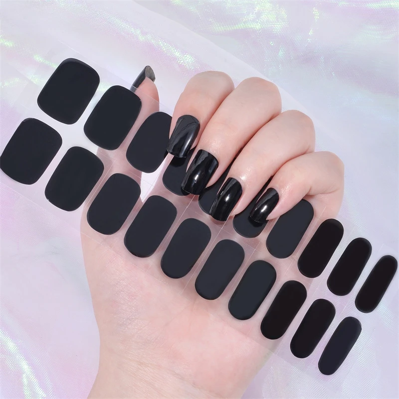 16/18/20Tips Gel Nail Stcikers - Full Cover Adhesive review and price