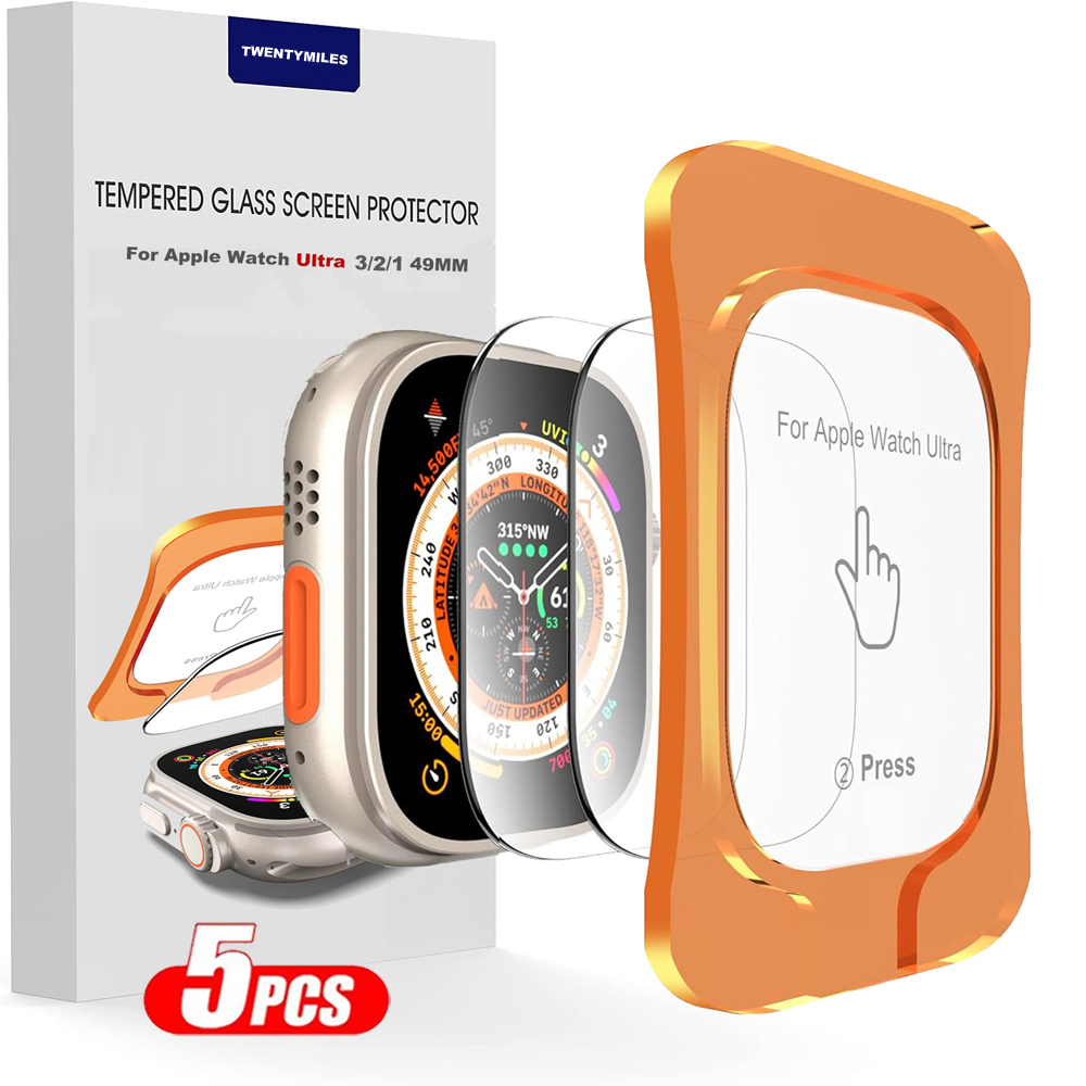 Tempered Glass For Apple Watch - Screen Alignment Tool review and price