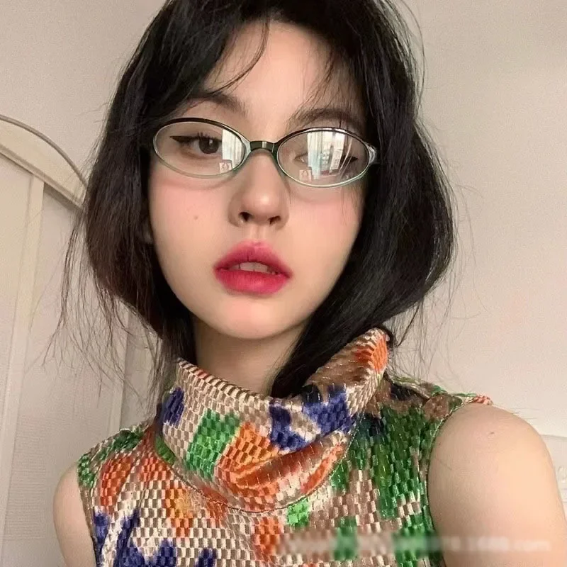 Retro Oval Glasses Women Girls - Anti Blue Light Film review and price