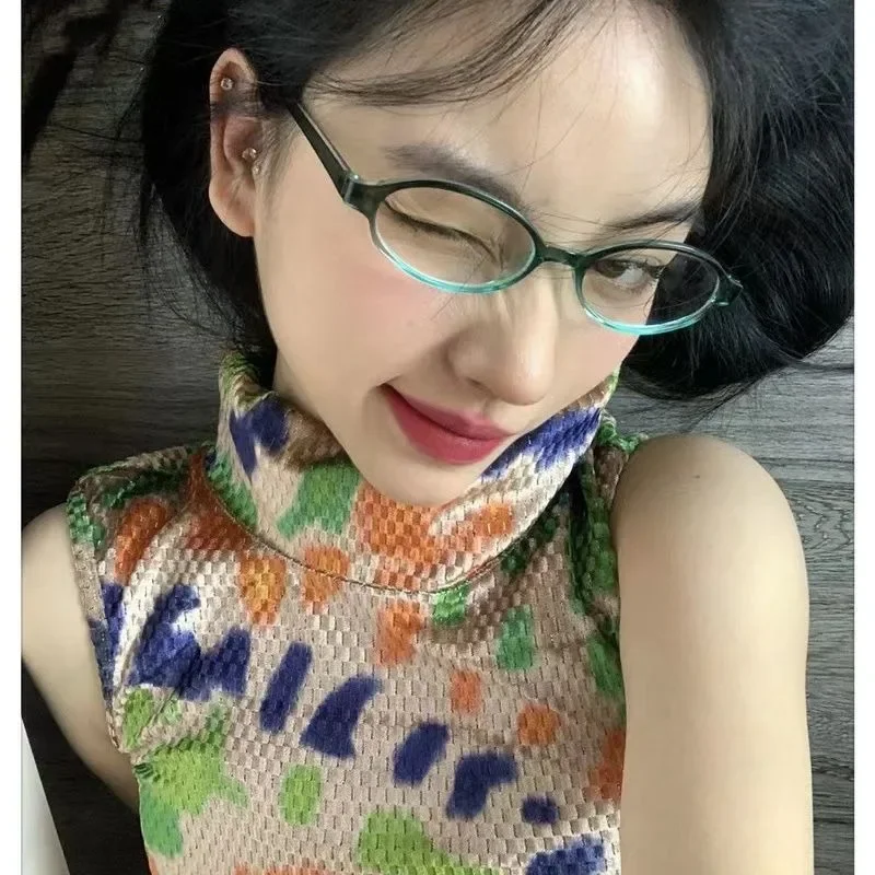 Retro Oval Glasses Women Girls - Anti Blue Light Film review and price