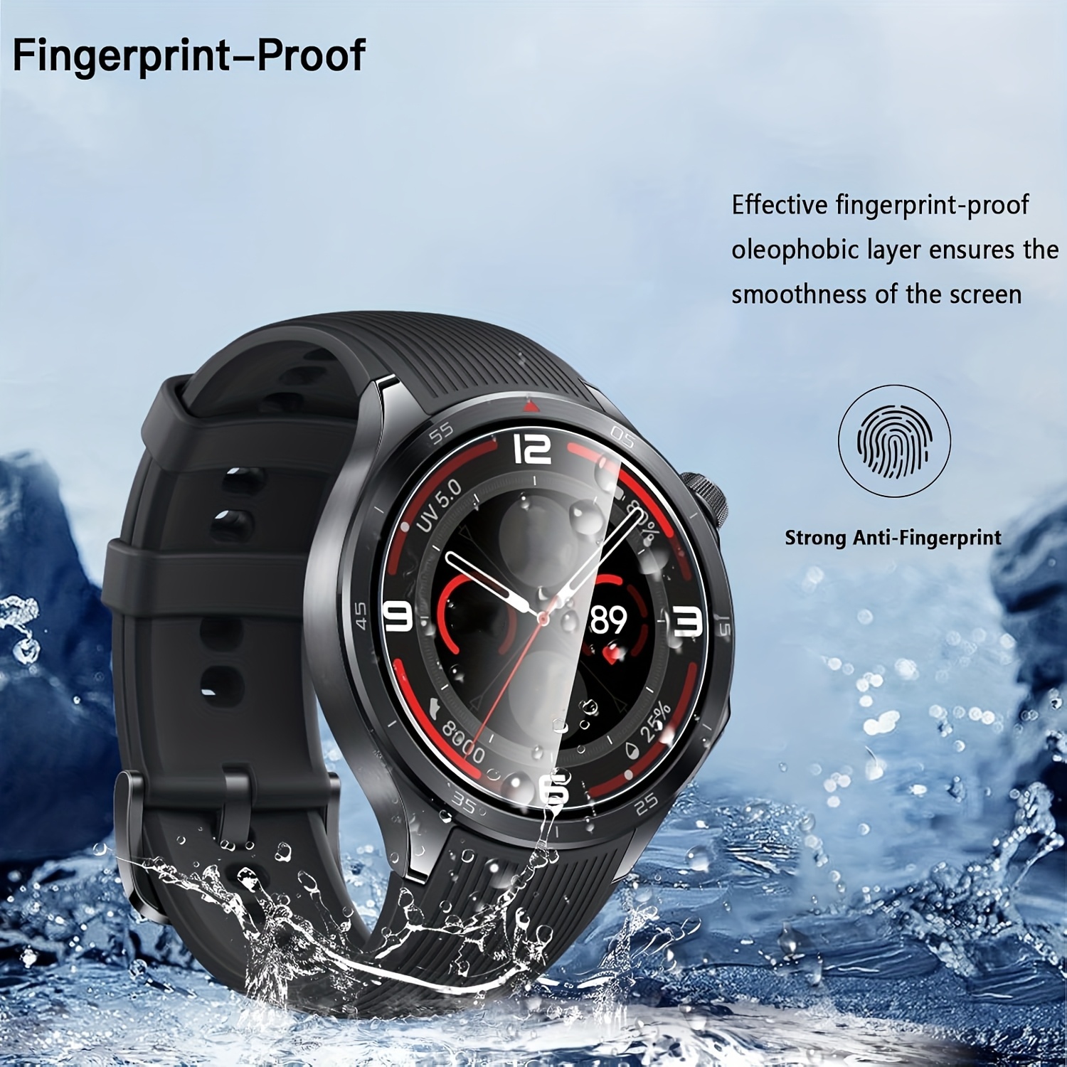 3PCS 9H Tempered Glass Screen  - Smartwatch Screen Film review and price