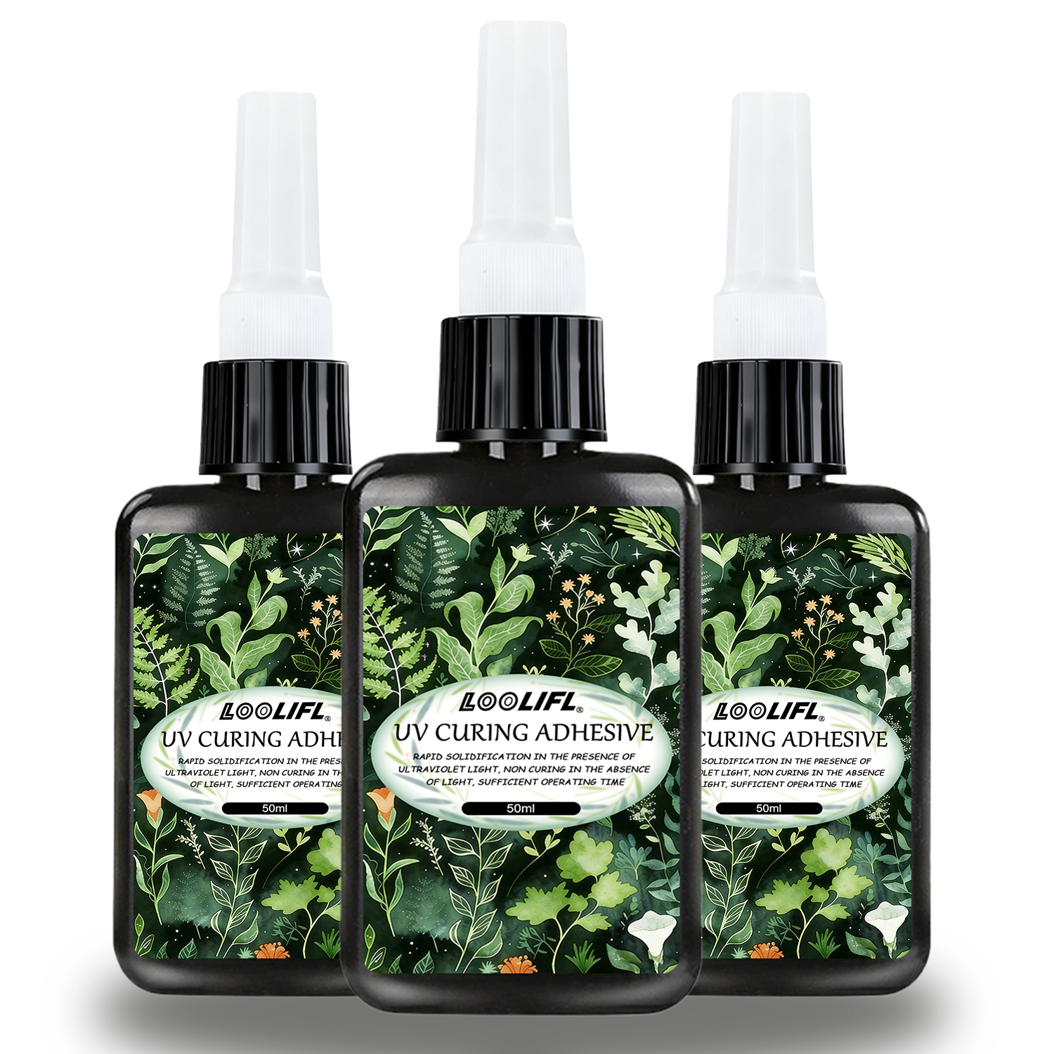 LOOLIFL UV Glue Kit 3 Bottles  - Liquid Uv Glue Kit review and price